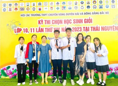 Trường THPT chuyên Hạ Long đạt thành tích cao trong kỳ thi chọn HSG khu vực Duyên Hải và Đồng bằng Bắc bộ năm 2023
