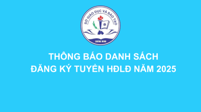 Thông báo danh sách người đăng ký tuyển hợp đồng lao động và một số nội dung chuẩn bị tuyển chọn hợp đồng lao động năm 2025