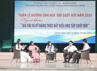Ngoại khóa hưởng ứng Tuần lễ học tập suốt đời: Giá trị và kỹ năng thúc đẩy việc học tập suốt đời