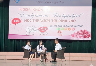 Ngoại khóa chủ đề: “Quản lý cảm xúc – Làm chủ lý trí” – Học tập, vươn tới đỉnh cao
