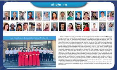 CÁC TỔ CHUYÊN MÔN QUA CÁC THỜI KỲ