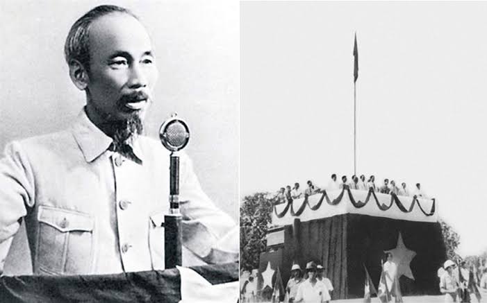 Chủ tịch Hồ Chí Minh đọc Tuyên ngôn độc lập 02 09 1945